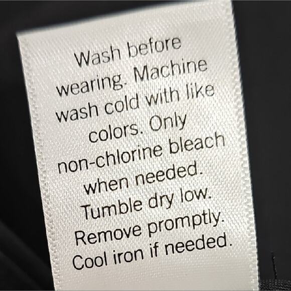 Nine West Sophisticated Black Wide Leg Pull On Women's Dress Pants XL (NWT) - Picture 8 of 9